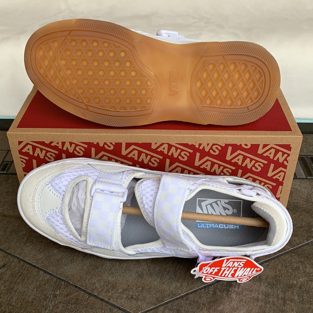 VANS VARIX TRI-LOCK CHECKER True White WMNS - Picture 4 of 13